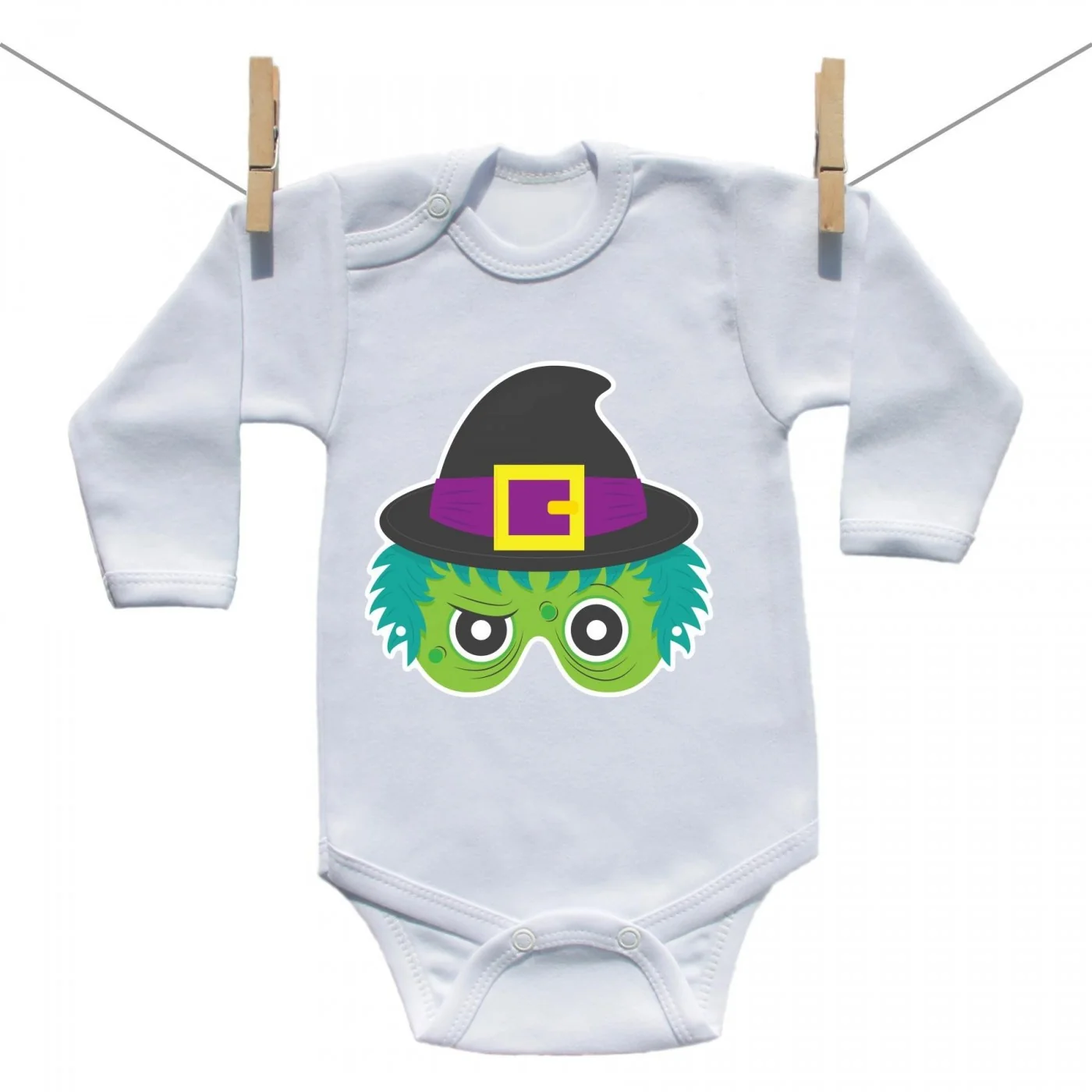 Boodyy Body s dlhým rukávom Halloween maska Veľkosť: 50