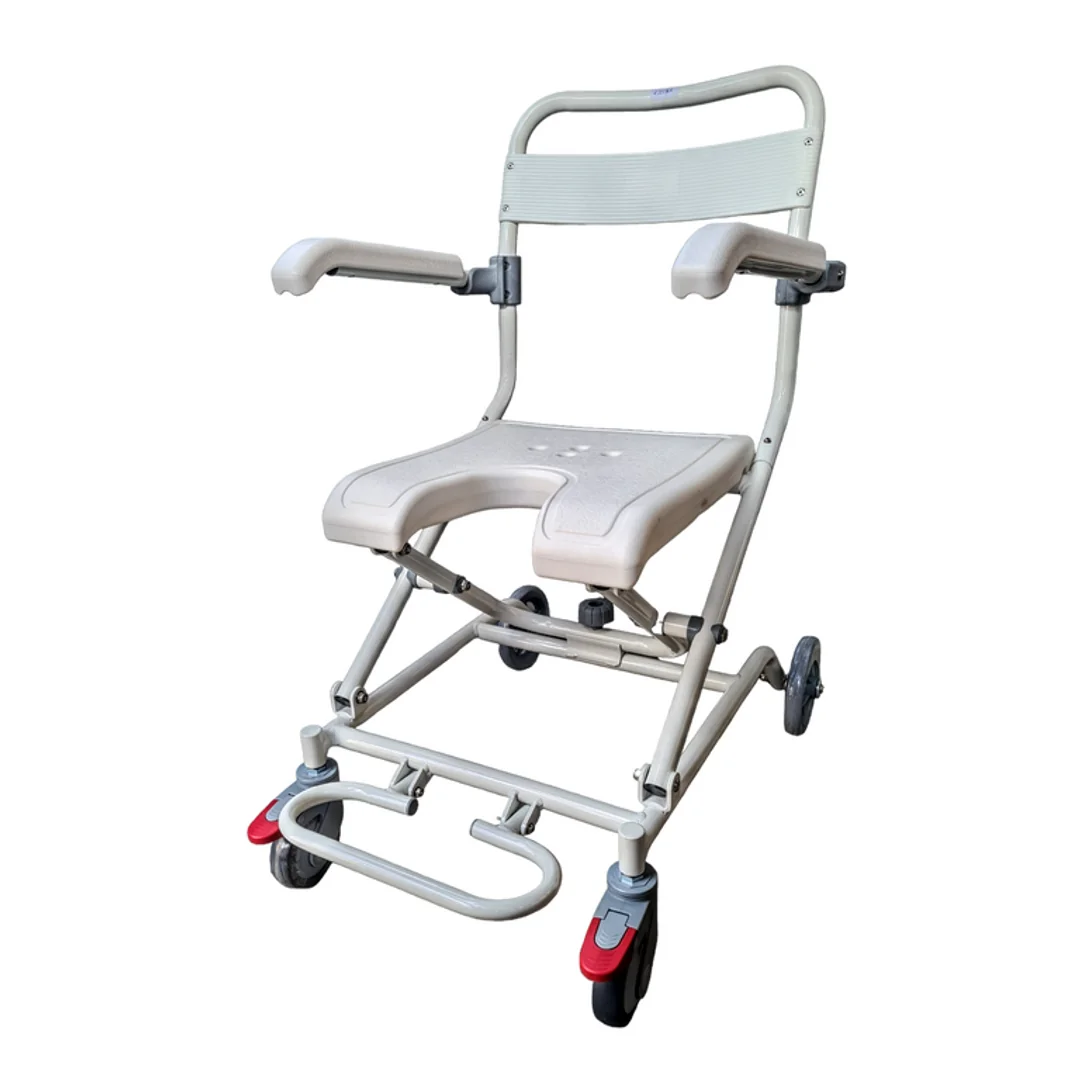 Stolička mobilná do sprchy FS 7962L Farba: biela