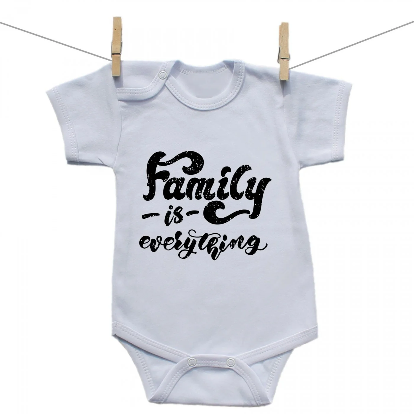 Boodyy Body s krátkym rukávom Family is everything Veľkosť: 92