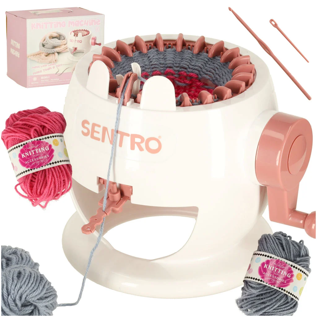 Pletací stroj 22 ihiel – manuálny set + 2 klbká