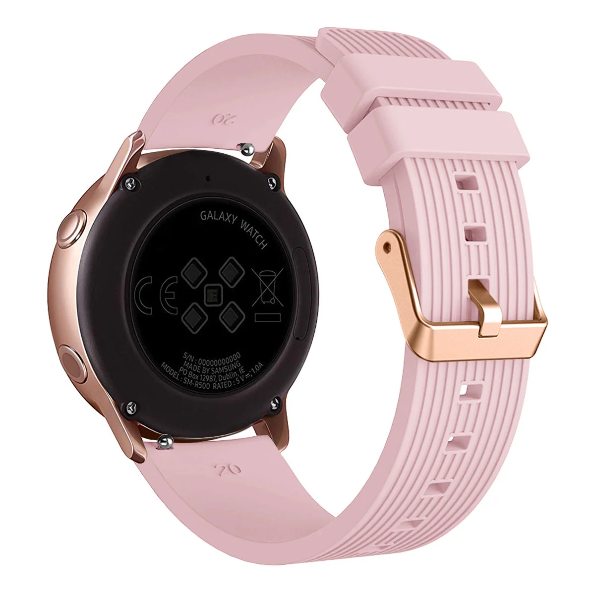 BStrap Silicone Line (Large) remienok na Xiaomi Amazfit Bip pink
