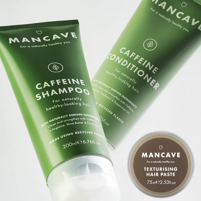 MANCAVE kofeínový set na vlasy