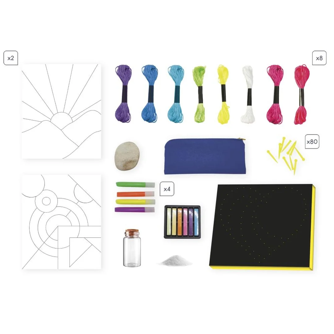 Janod Atelier Maxi Kreatívna sada I love creativity XXL sada Farebný svet od 8 rokov