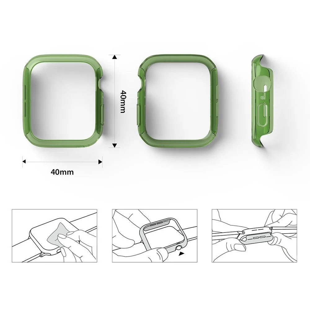 Ochranné puzdro pre Apple Watch 4 40mm/Watch 5 40mm/Wat 2x set