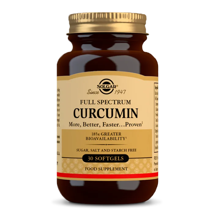 Solgar Full Spectrum Curcumin 30 tob. 1×30 cps, výživový doplnok