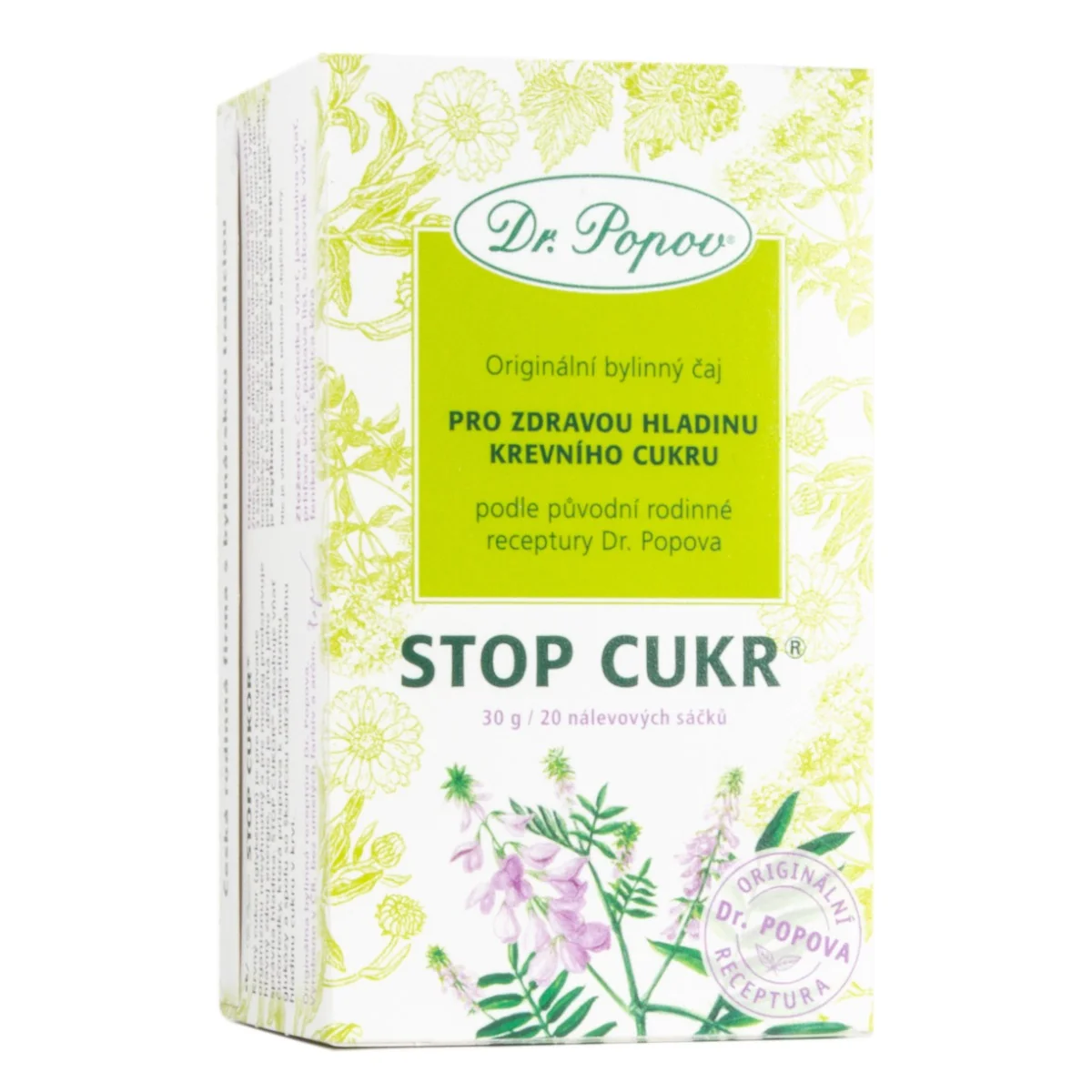 DR.POPOV CAJ STOP CUKOR 20 ks