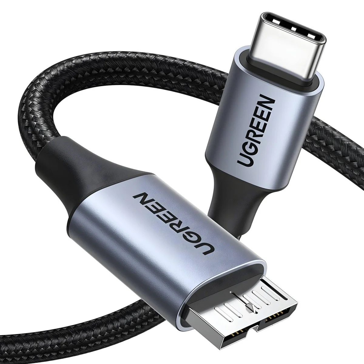 USB C - Micro USB B 3.0 5Gb/s 3A - 2m - Kábel