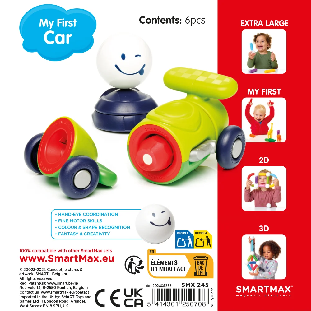 SmartMax - Moje prvé autíčko - 6 ks 