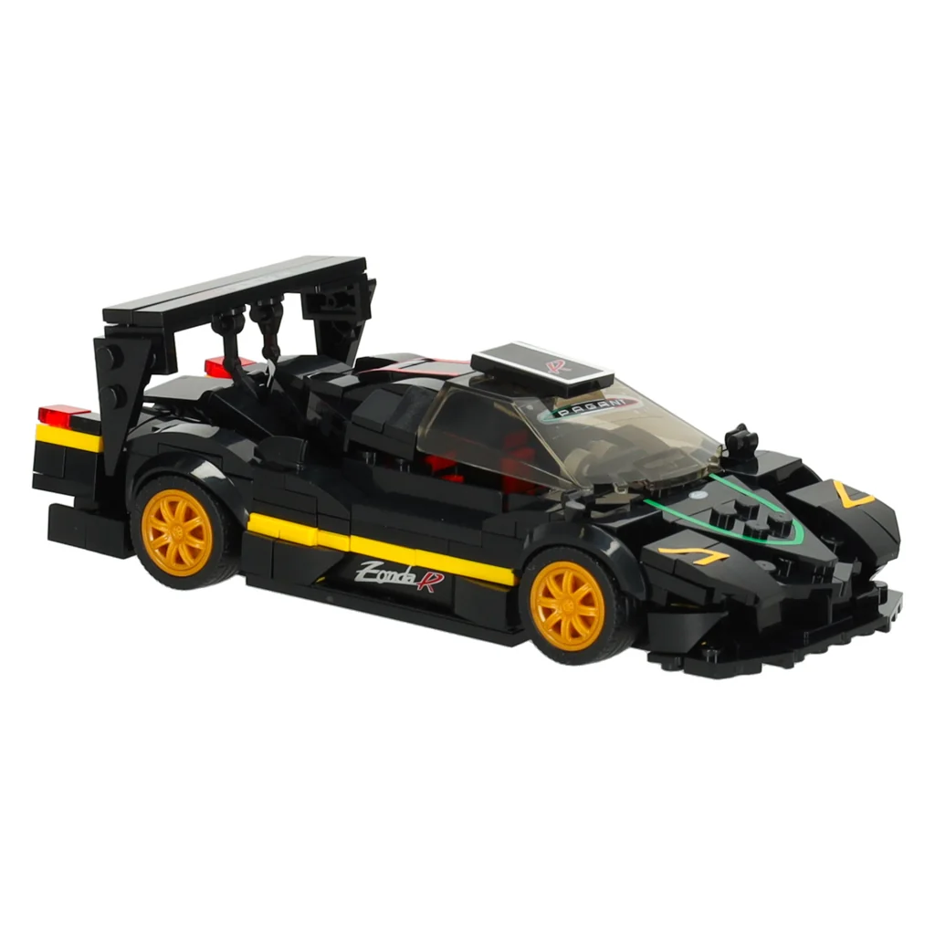 Stavebnica auta Pagani Zonda R 1:28 – 387 dielikov, plastový model