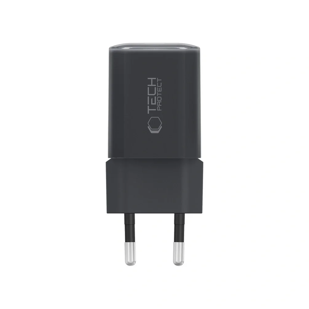 Tech-Protect NCM33W sieťová nabíjačka USB / USB-C 33W PD QC, čierna