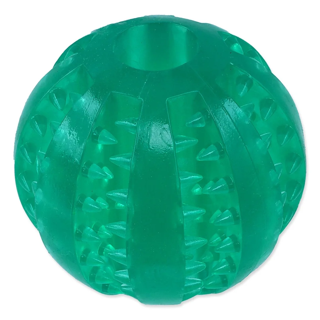 Loptička Dog Fantasy DENTAL MINT zelená 7cm