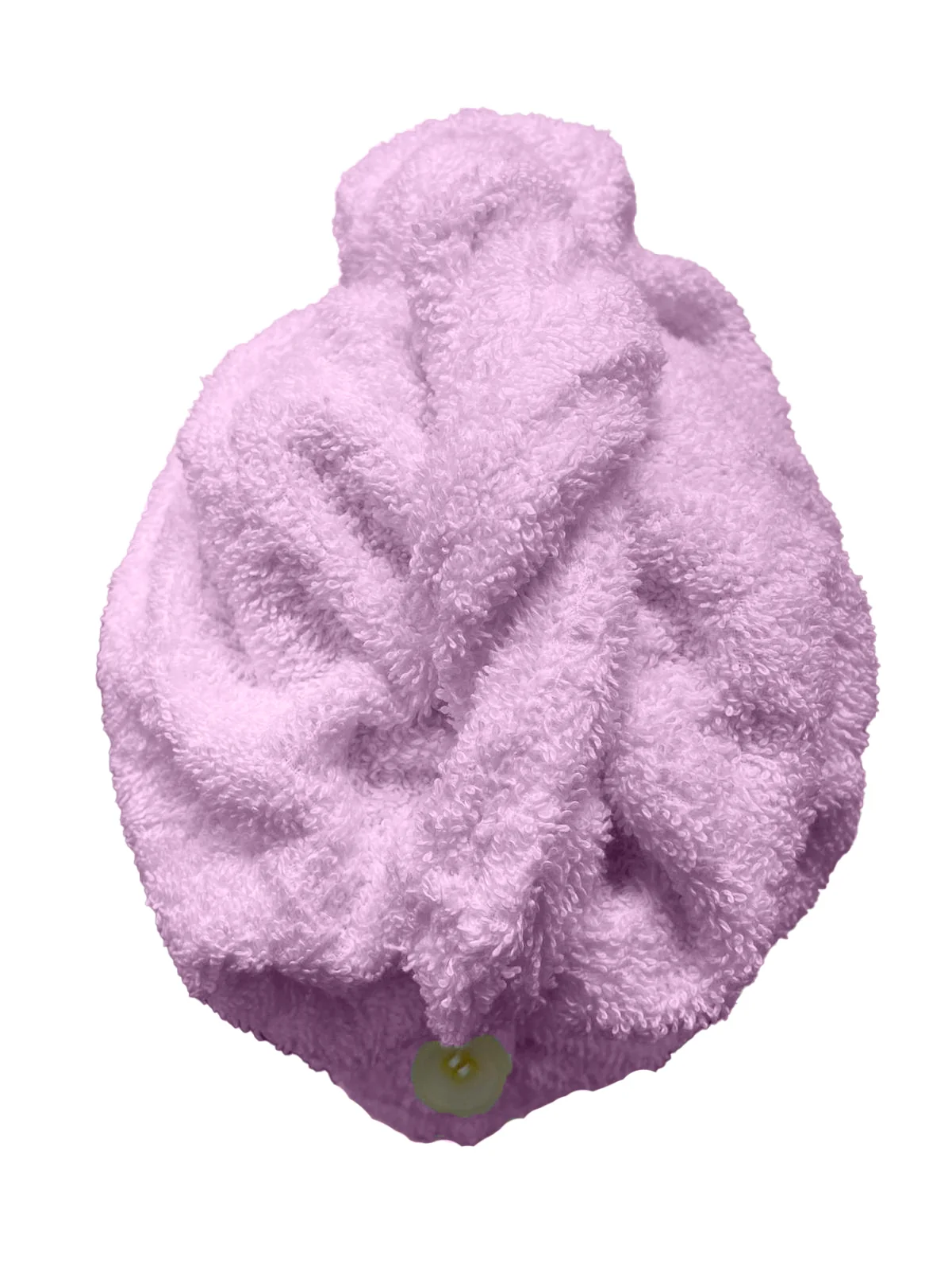 Rýchloschnúci froté turban na vlasy, fialový lila