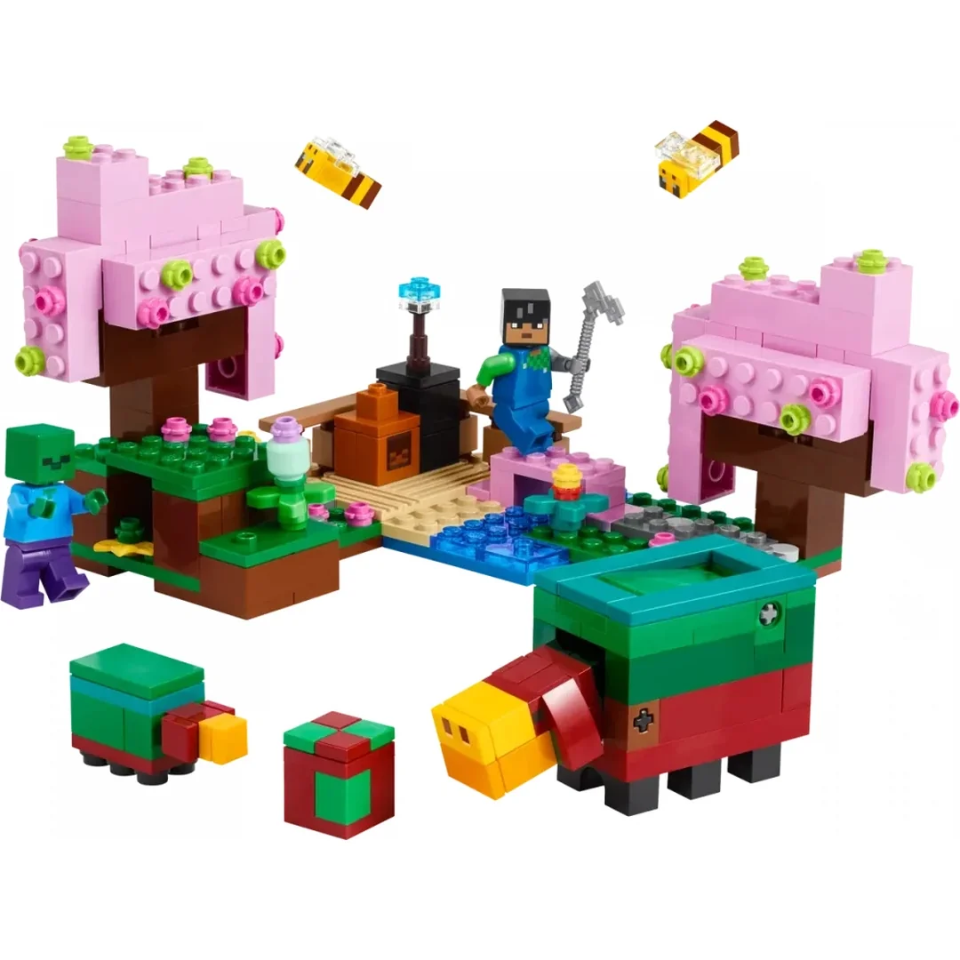 LEGO® Minecraft® 21260 Záhrada s rozkvitnutými čerešňami