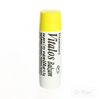 VITALOS Balzam na pery vanilka SPF 5 1×1 ks, balzam na pery, vanilka SPF 5