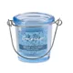Emocio Sklo modré 49x66 mm Sea salt & Coconut vonná svíčka