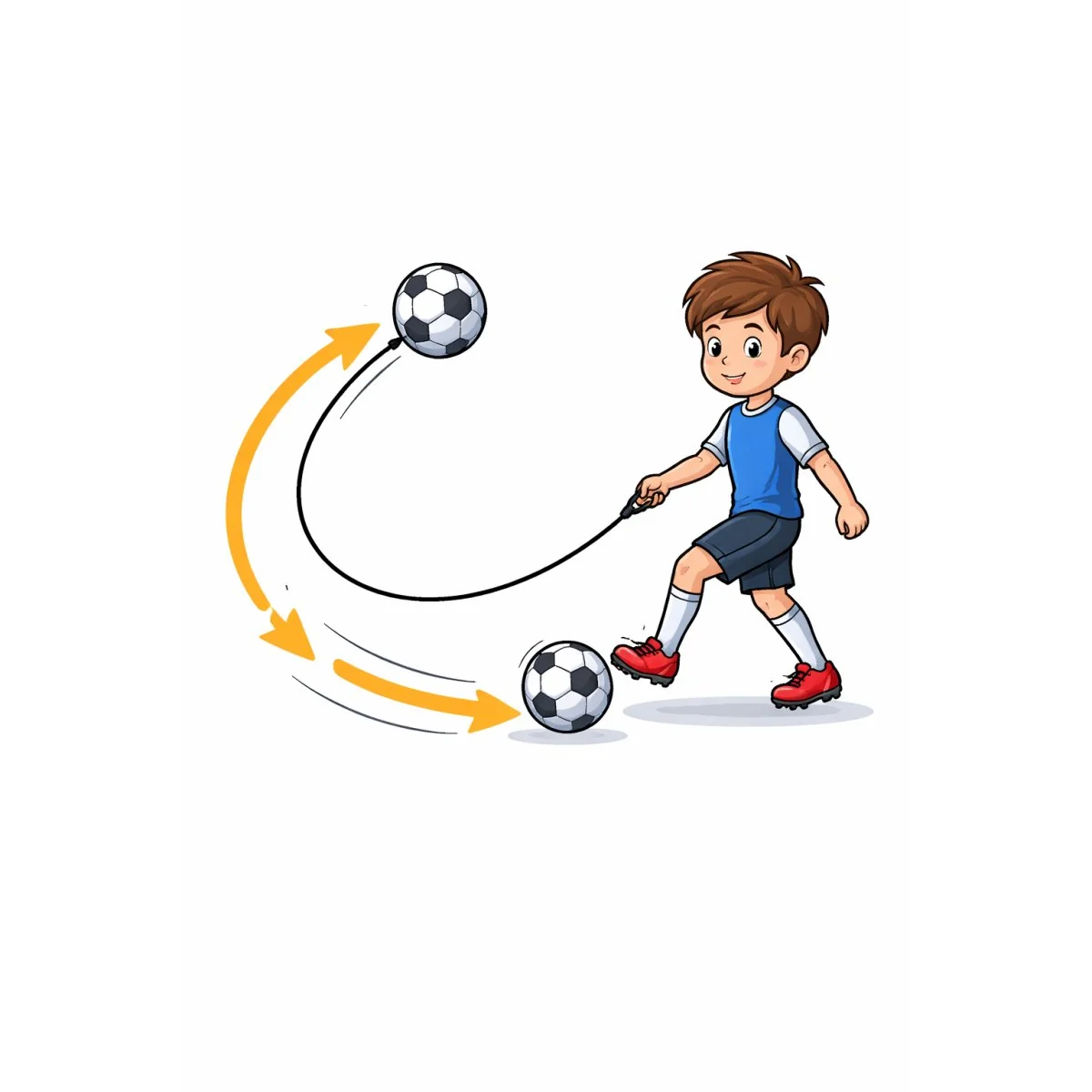 Futbalová technická lopta Nuna Farba: Modrá, Veľkosť: 1