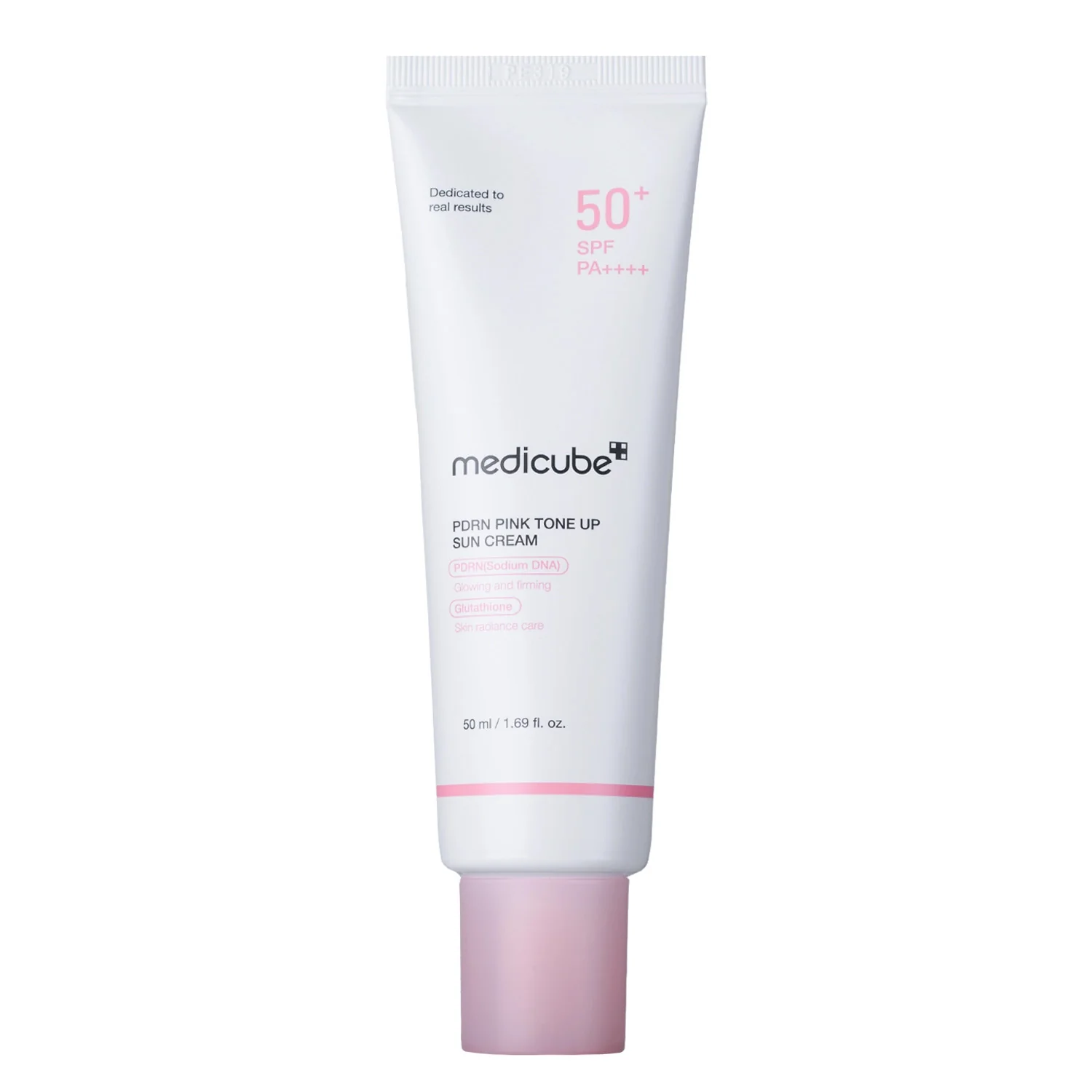 MEDICUBE PDRN Pink Tone Up Sun Cream Ružový tónovací opaľovací krém SPF 50+ s PDRN a niacínamidom 50ml