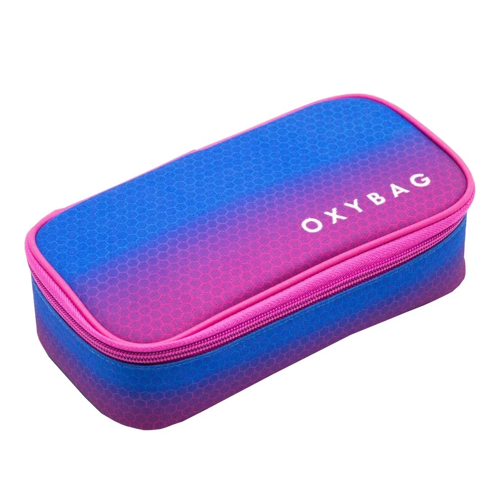 Školský peračník etue JUMBO OXY Ombre Purple - Blue fialovo-modrý
