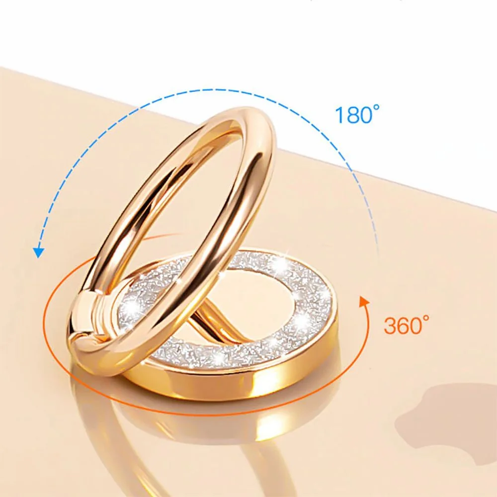 Tech-Protect Magnetic Ring držiak na mobil na prst, zlatý