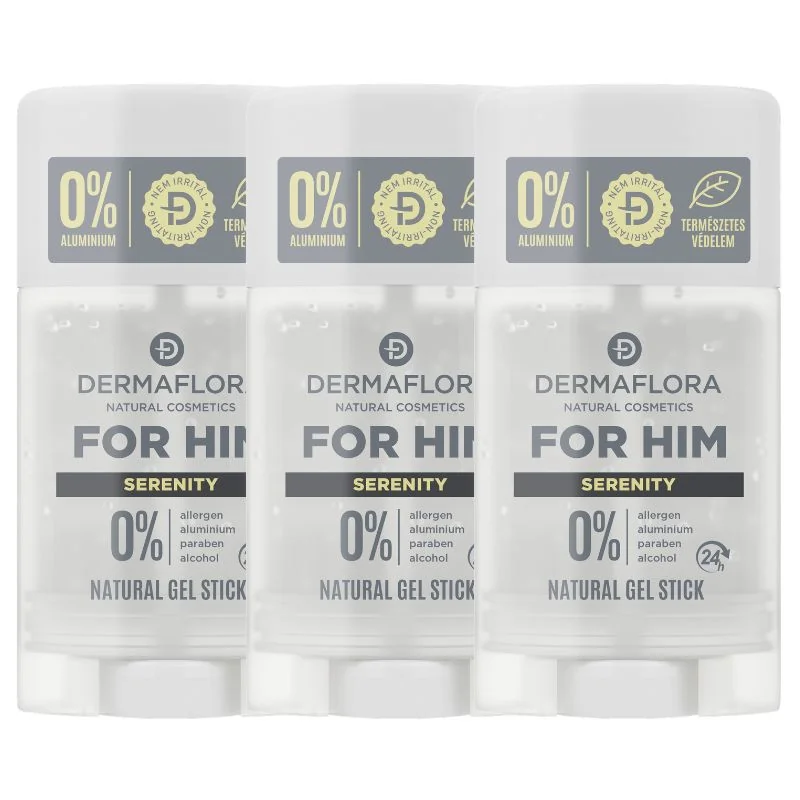 DERMAFLORA FOR HIM dezodorant gél SERENITY 3KS