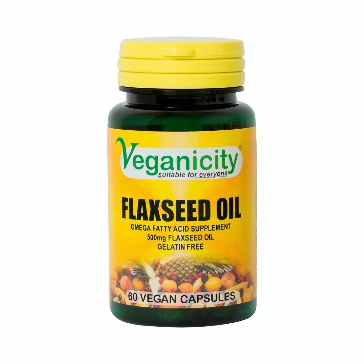 Ľanový olej 500 mg - zdroj Omega-3, 6 a 9, 60 kapsúl