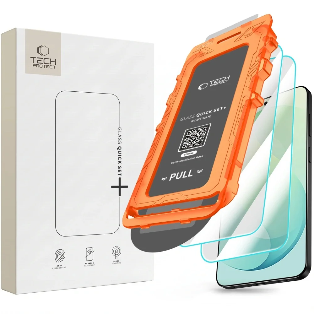 Tech-Protect Quick Set 2x ochranné sklo na Samsung Galaxy S26 FE