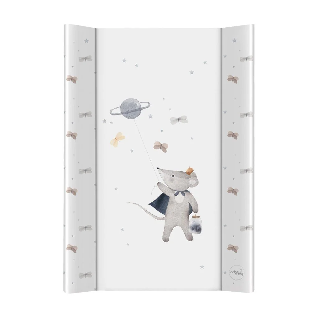Podložka prebaľovacia 2-hranná s pevnou doskou (50x70) Ultra Light Cosmic Mouse