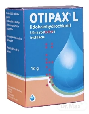 OTIPAX L 1×16 g, ušné kvapky