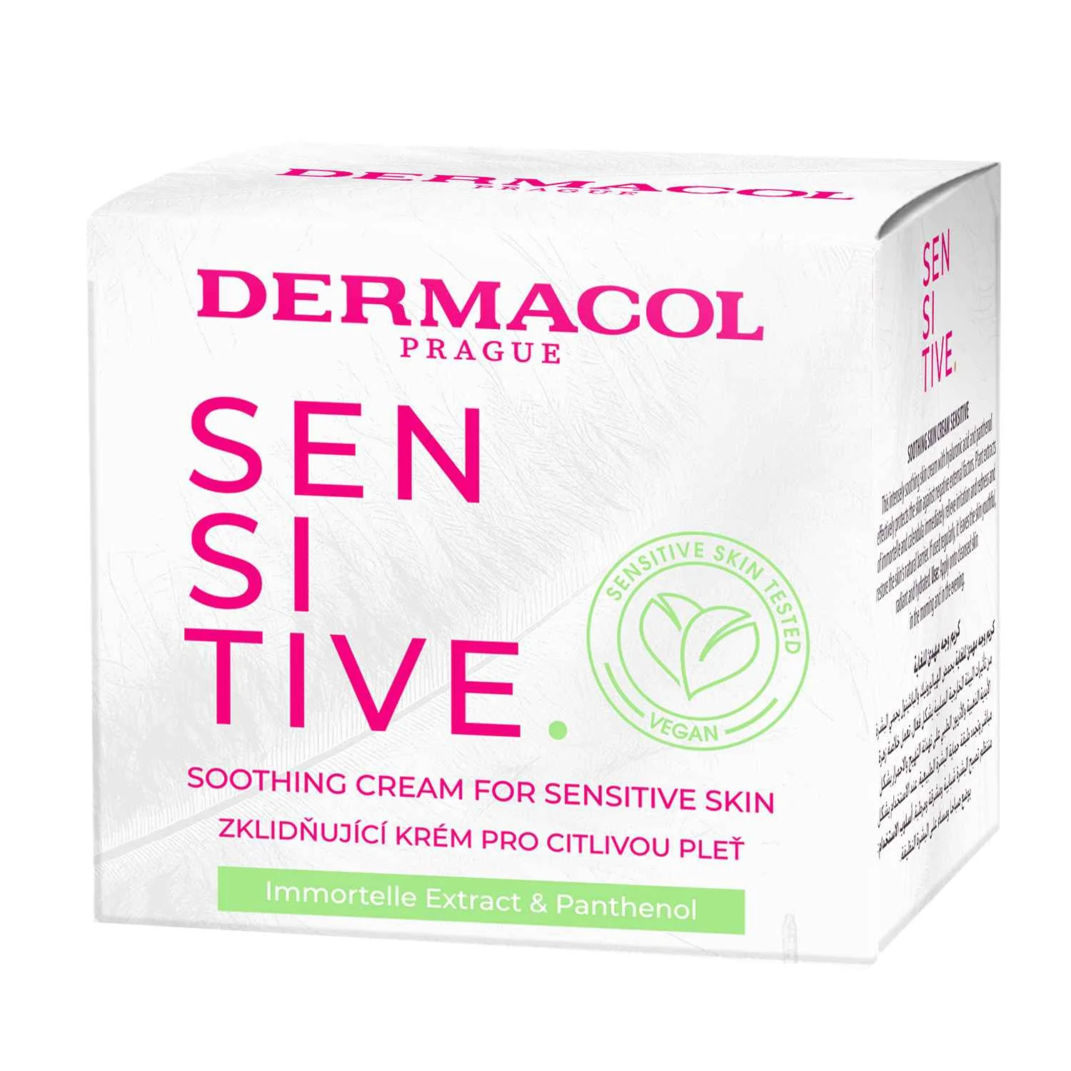 Dermacol Sensitive upokojujúci pleťový krém 1×50 ml, pleťový krém
