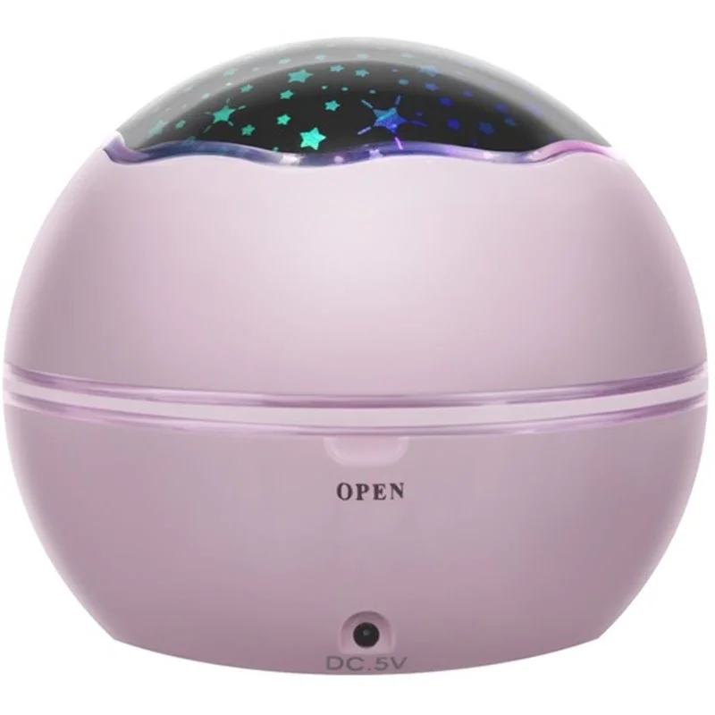 Svietidlo hviezdne nebo DREAM ROTATING PINK