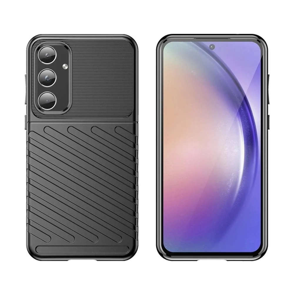 Odolné puzdro TPU pre Samsung Galaxy A55 - Čierna