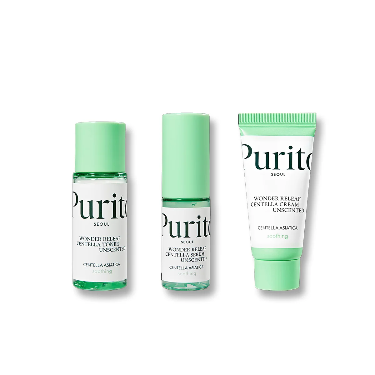 Purito Wonder Releaf Centella Mini Kit Unscented 3 ks