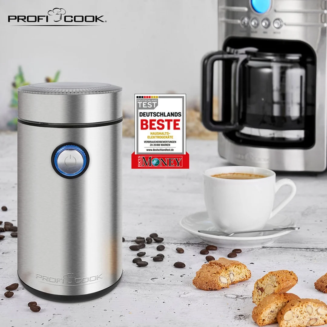ProfiCook KSW 1216 elektrický mlynček na kávu a sekáčik z nehrdzavejúcej ocele
