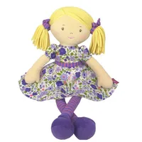 Bonikka Dames látková bábika peggy-fialove-šaty