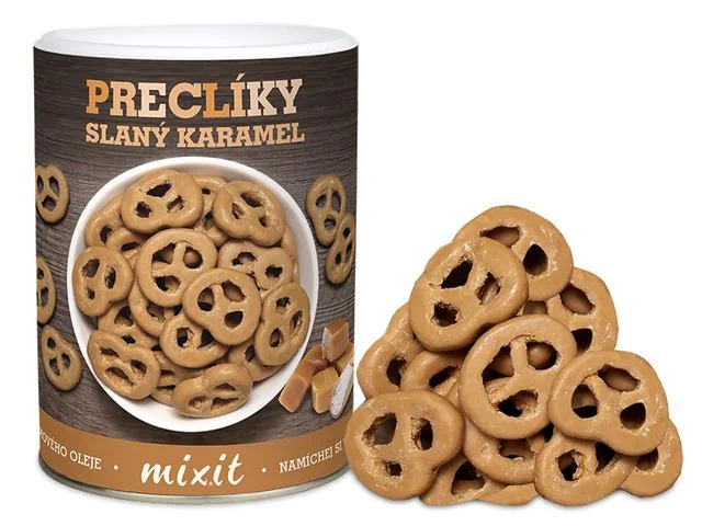 Mixit Mixit Praclíky Slaný Karamel 250g 1×250 g, praclíky so slaným karamelom