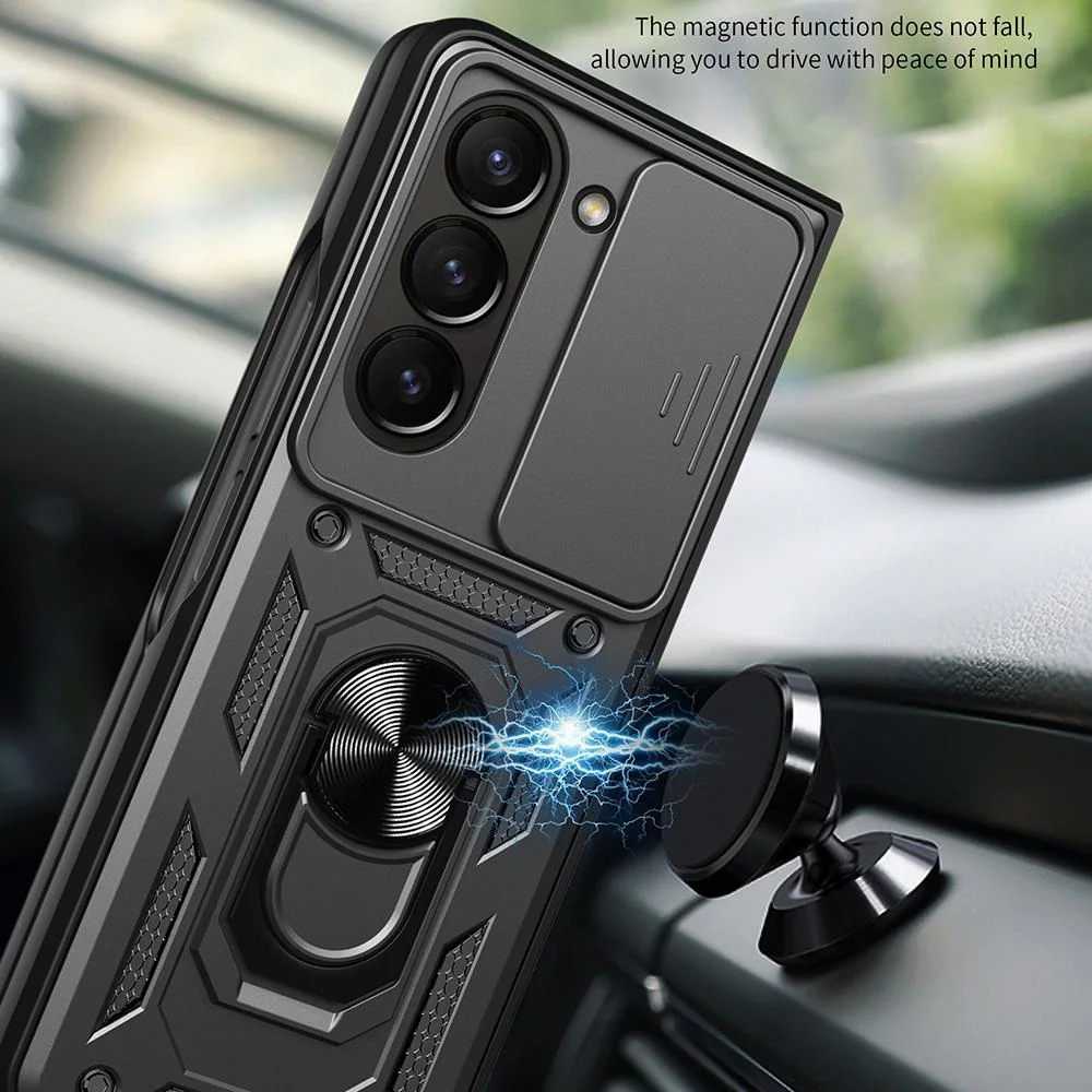 Hybrid Armor Camshield puzdro pre Samsung Galaxy Z Fold5 Kryt pre zadný fotoaparát
