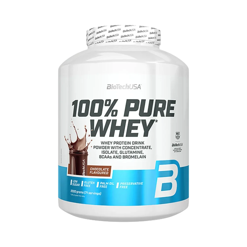 BioTech USA 100% Pure Whey 2000 g čokolada-arašidové maslo