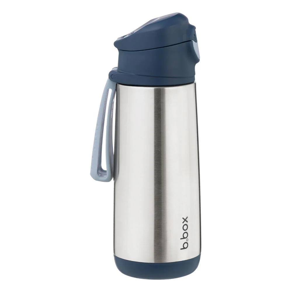 Športová termoska na pitie 500 ml midnight, nerezová oceľ