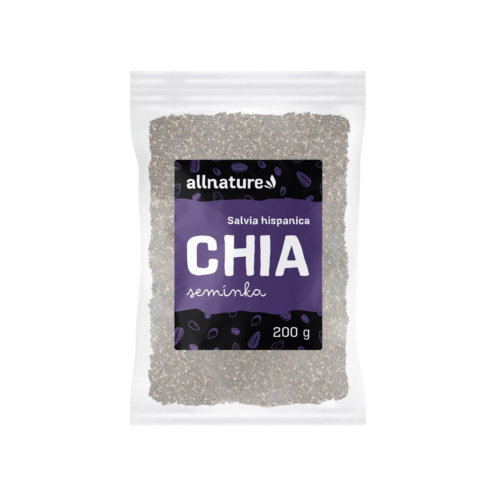 Allnature Chia Semienka 1×200 g, semienka