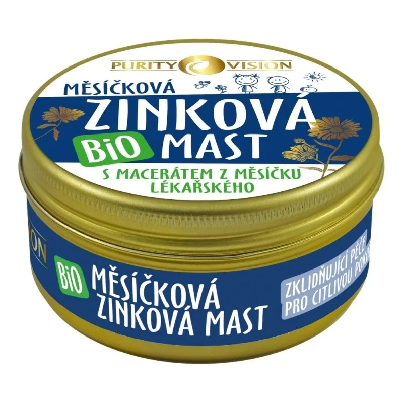 Purity Vision Nechtíková Zinková Masť 70ml 1×70 ml, zinková masť