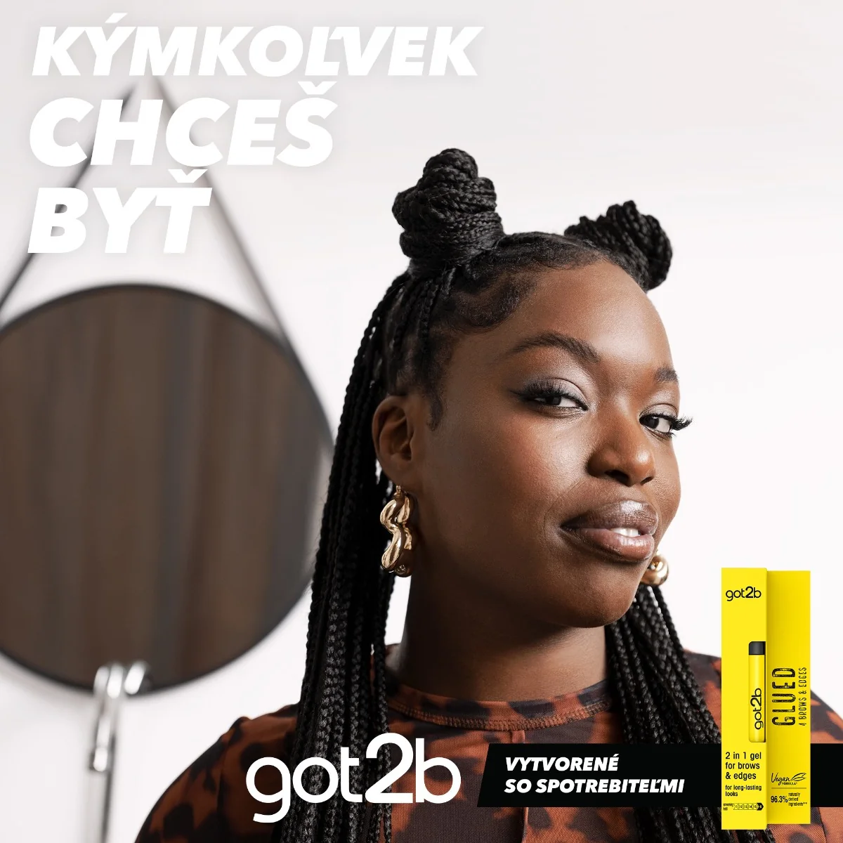 GOT2B GEL STYL.GLUED 4 B&E 16ML 1×16 ml, gél na obočie