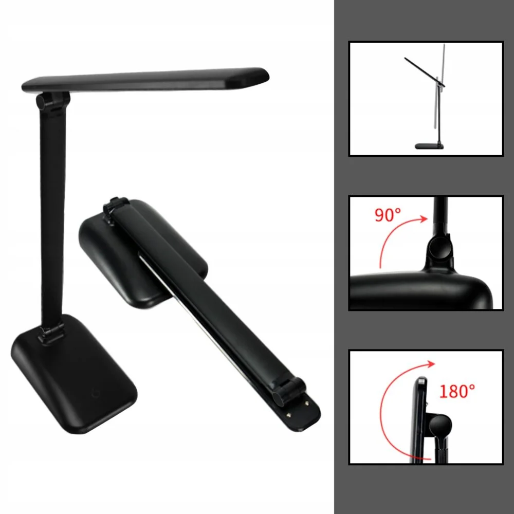 MG LDL-110 USB stolná lampa, čierna