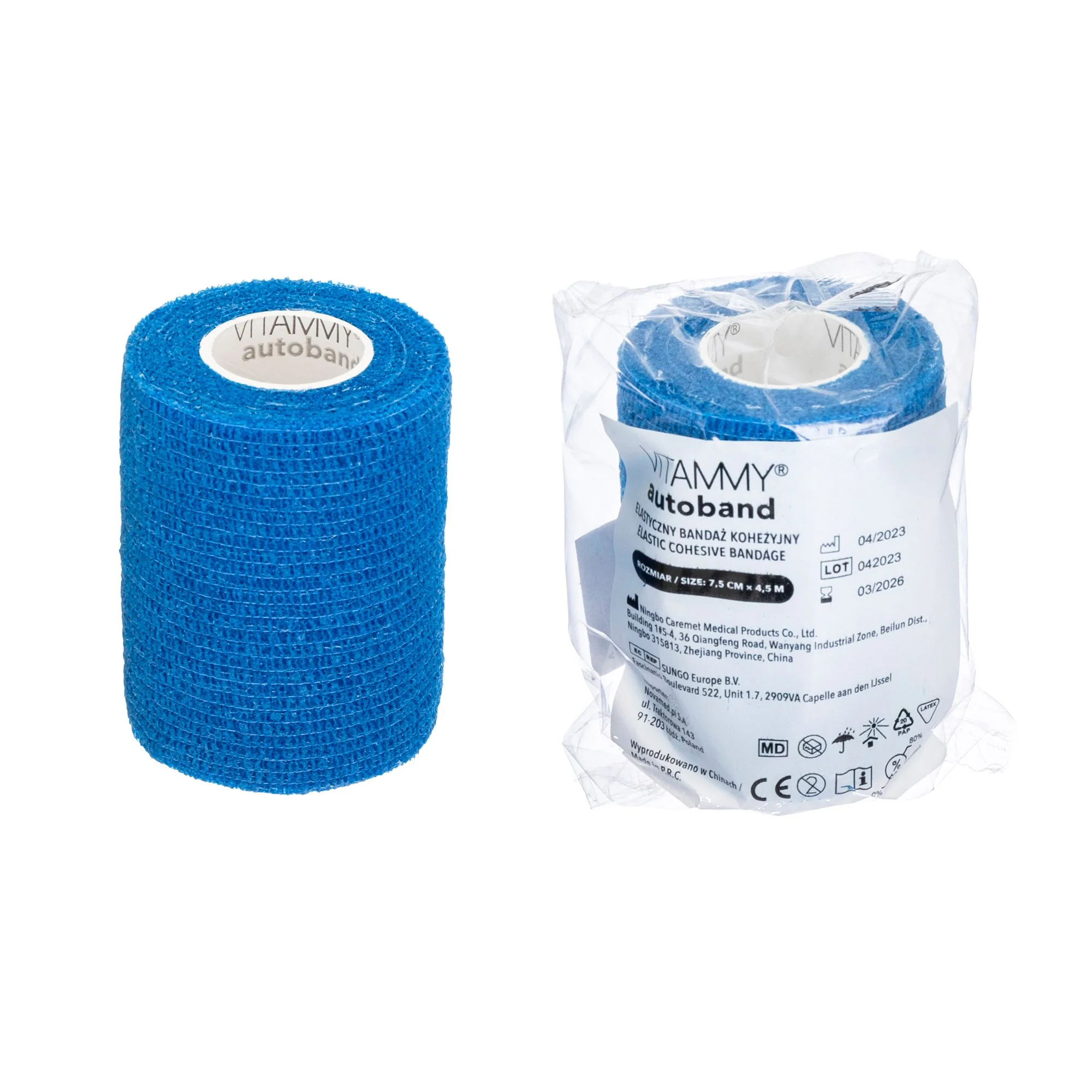 VITAMMY Autoband samolepiaca bandáž tyrkysová 7,5 cm x 450 cm