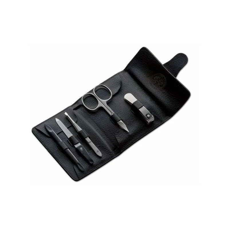 Böker Arbolito 04BO606 Manicure Set Classic 5-dielna súprava na manikúru kožené puzdro