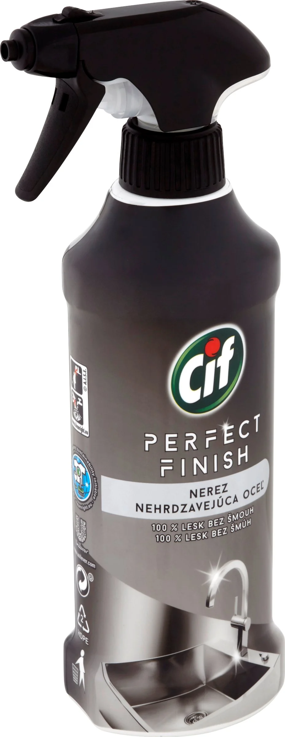Cif Perfect Finish - Nerez 1×435 ml, čistiaci prostriedok