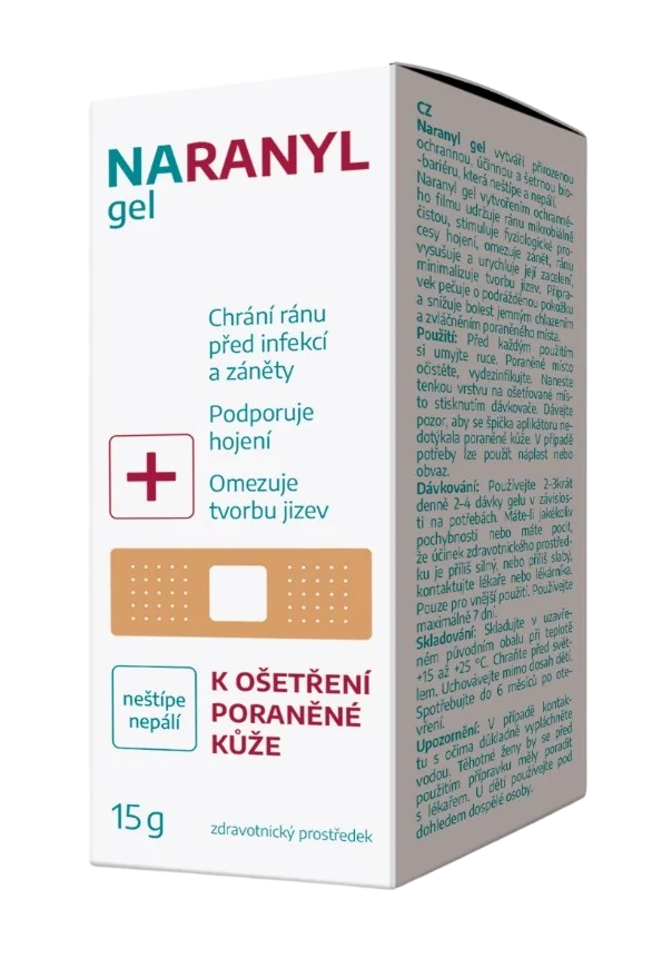 Naranyl gél 1×15 g, gél na rany