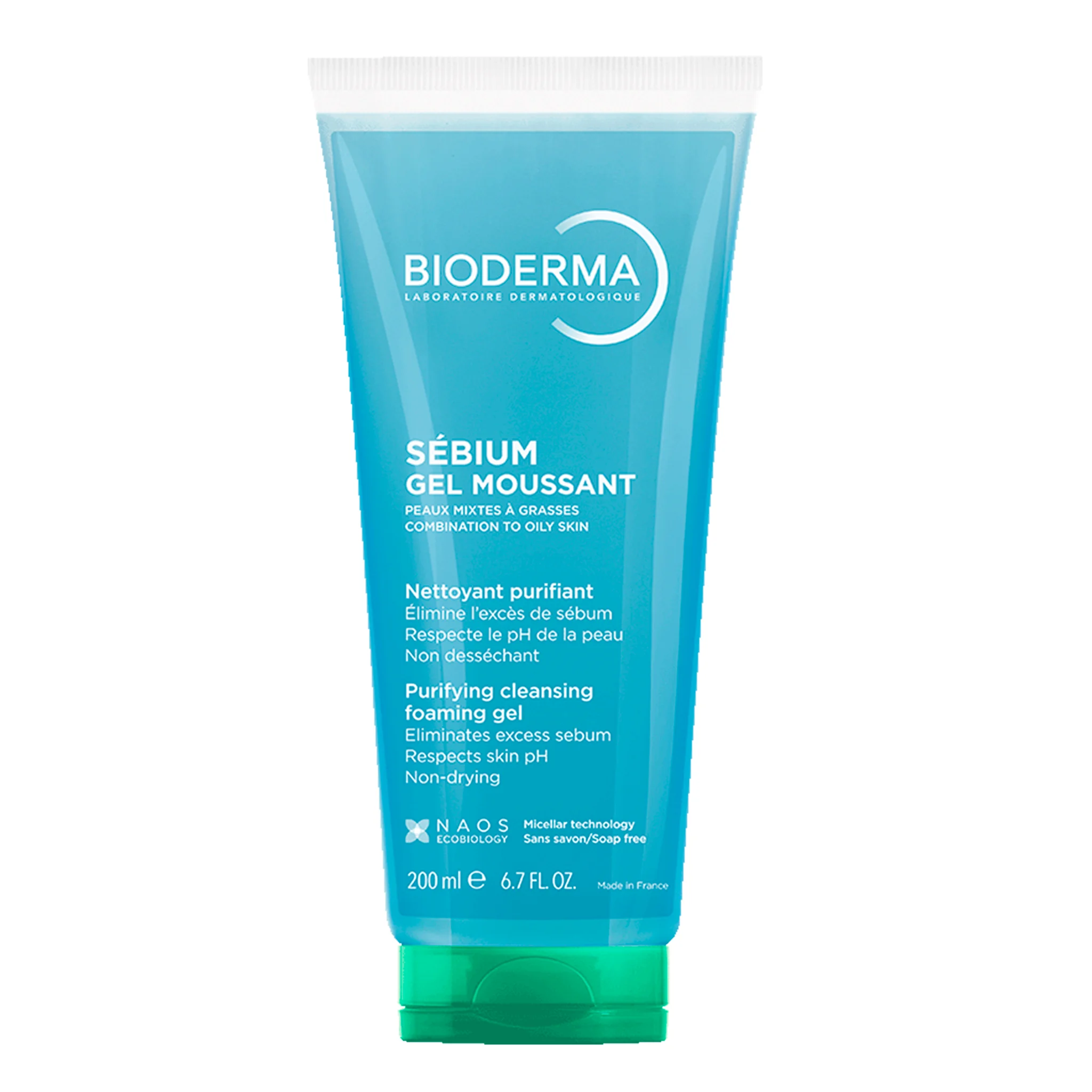 BIODERMA Sébium Gel moussant čistiaci gél na zmiešanú a mastnú pleť 200 ml