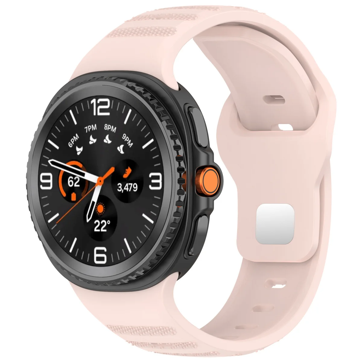 BStrap Silicone Dotline remienok na Samsung Galaxy Watch 8, pink