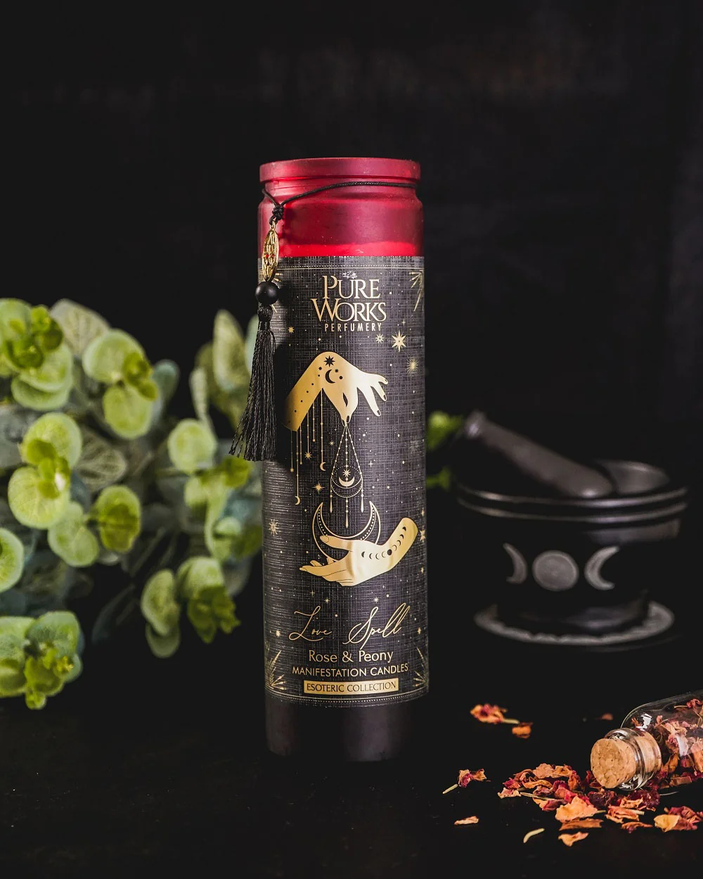 Song of India Organická svieca Ruža&Pivónia 350 g