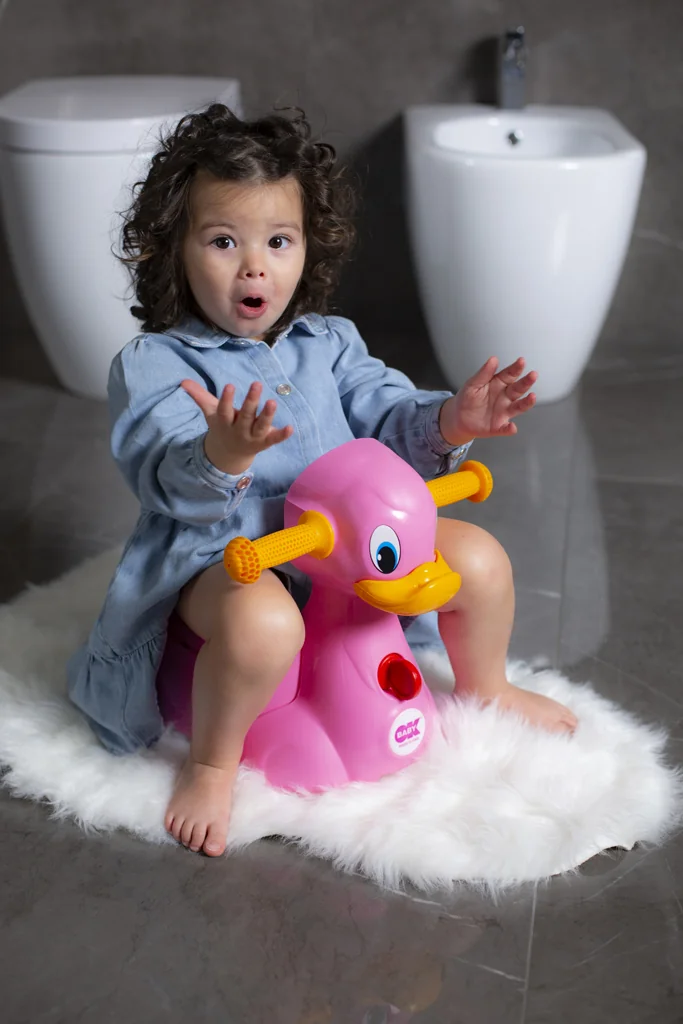 OK BABY Nočník Quack pink 1×1 ks